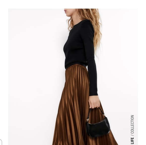 ZARA Pleated Skirt - Picture 2 of 4
